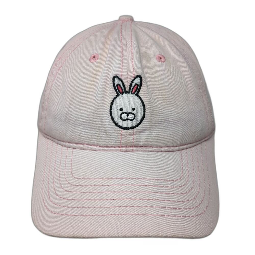 Tokyo Ghoul Baseball Cap Pink One Size Strapback Embroidered Rabbit Anime Hat
